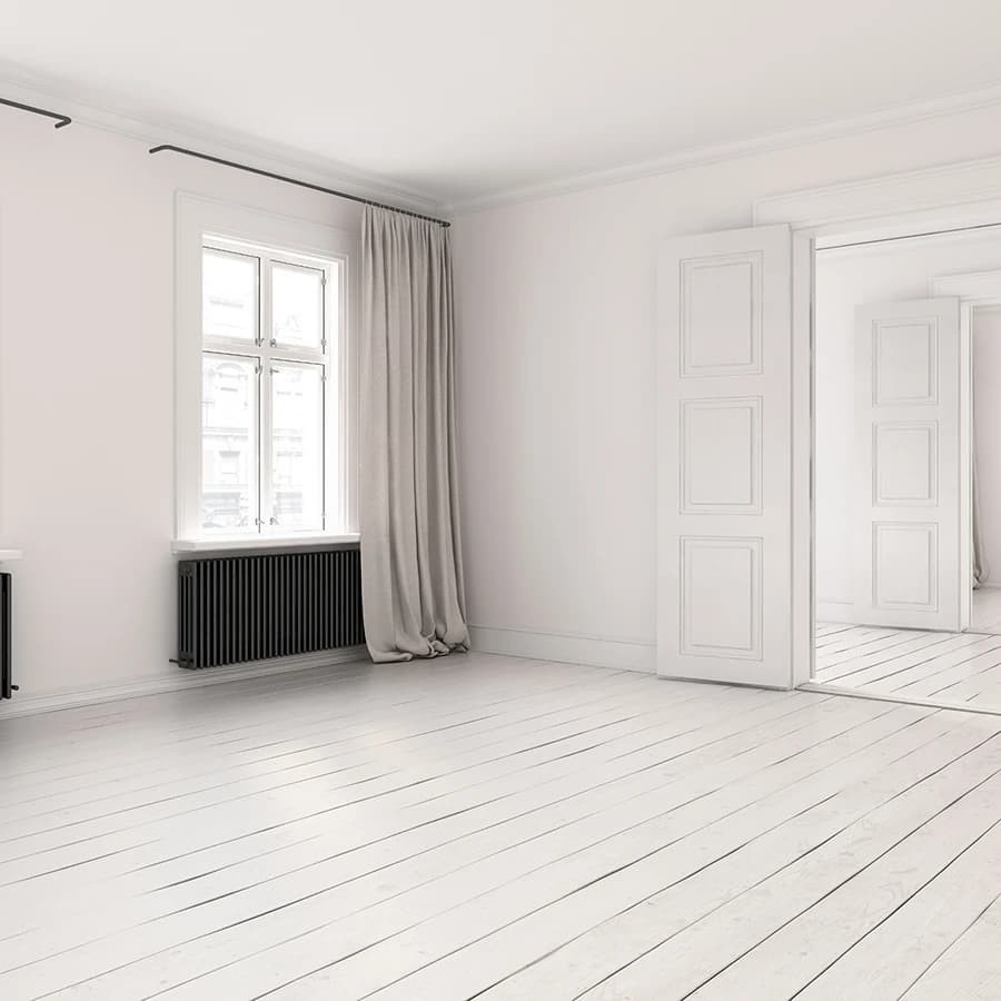 Noggrann flyttstädning i tom lägenhet